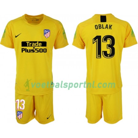 Atlético Madrid Doelman Oblak 13 Kind  Shirt 2018-19